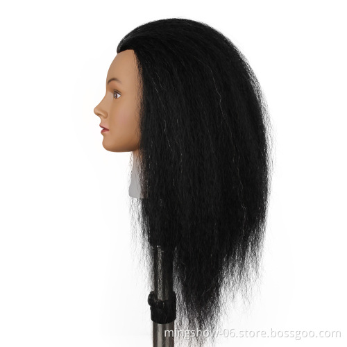 Realistic female  manequin with hair real black afro mannequins hair  dummy